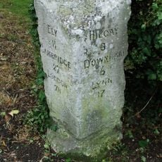 Milestone, Westgate Street, by No. 35