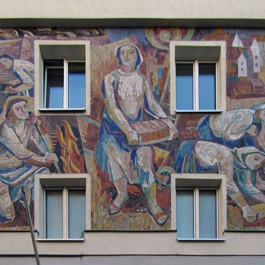 Mosaik Ziegelarbeiterinnen
