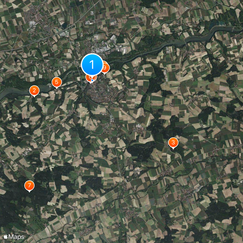 Landau an der Isar Map