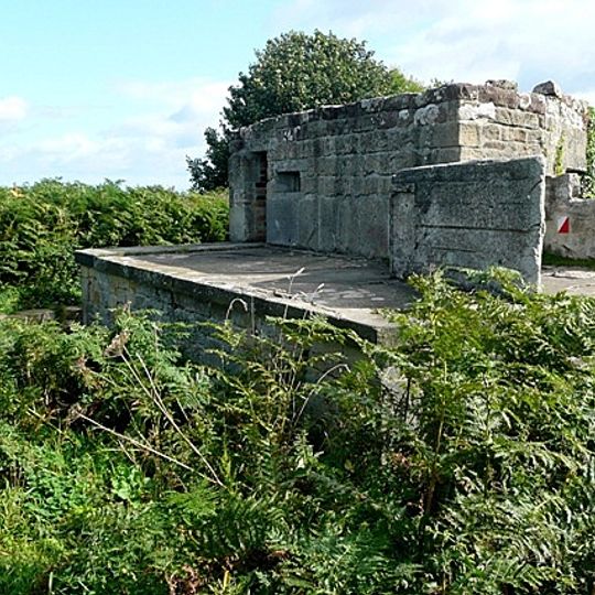Old Battery Over Looking Alnmouth Links