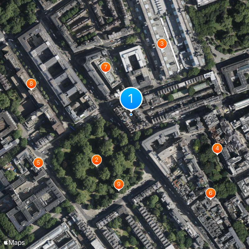 Kimpton Fitzroy London Hotel Mapa