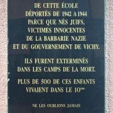 À la mémoire des élèves de cette école