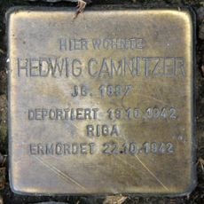 Stolperstein dedicated to Hedwig Camnitzer