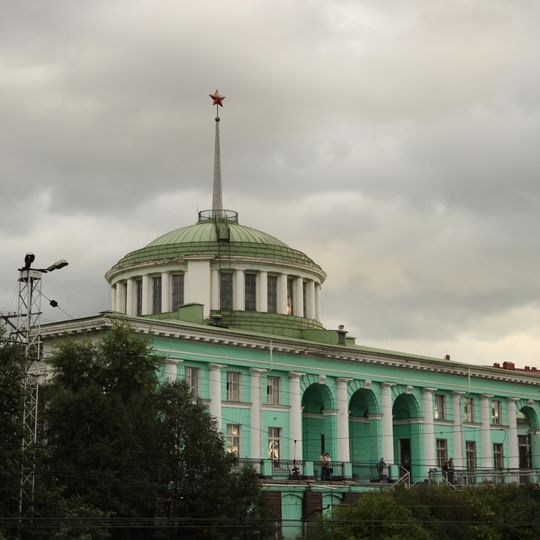 Murmansk Train Station building