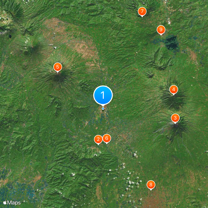 Mount Tidar Map