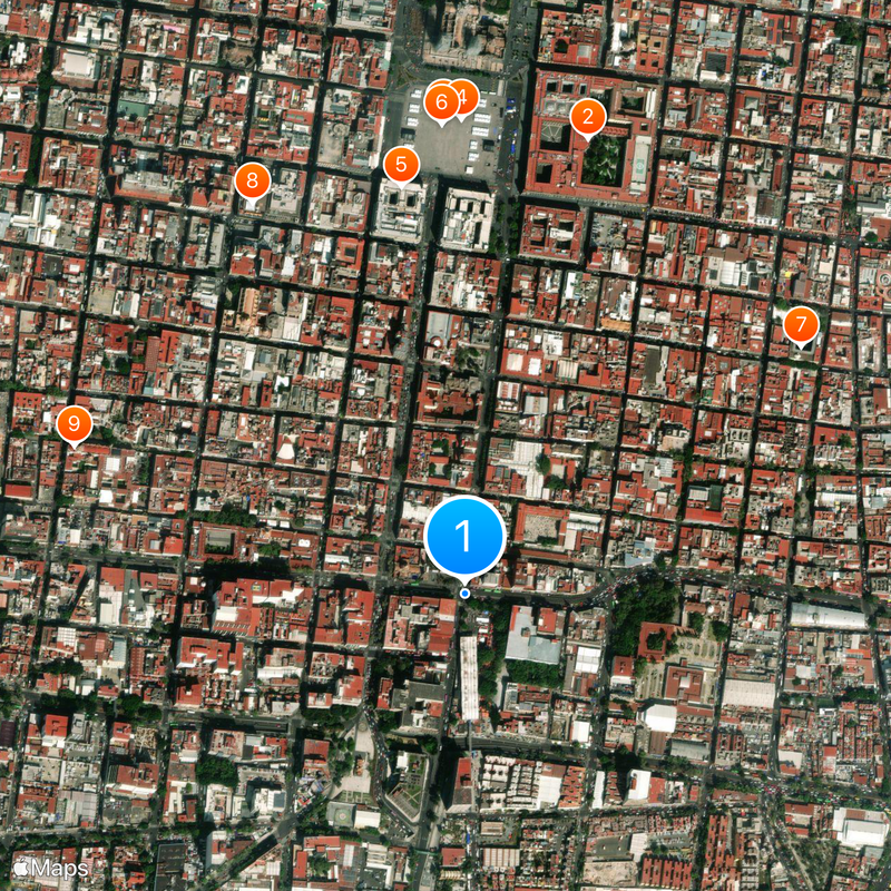 Pino Suárez Map
