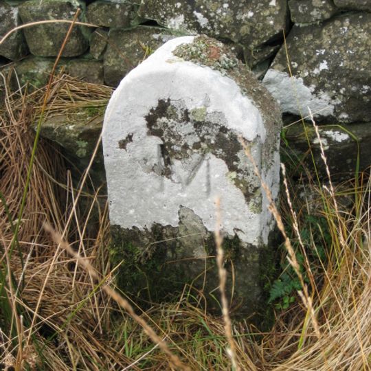 Boundary Stones On Boundary With Longframlington Civil Parish 460 Metres North Of Shirlaw Pike