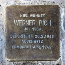 Stolperstein en memoria de Werner Pich