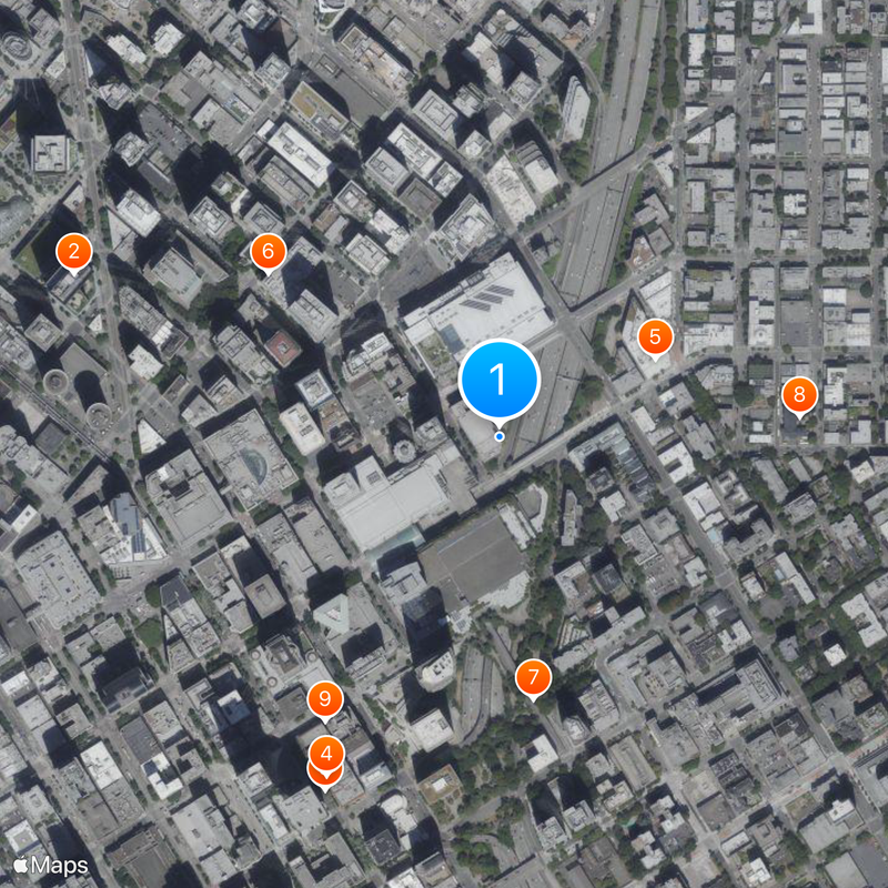 Paramount Theatre Mappa