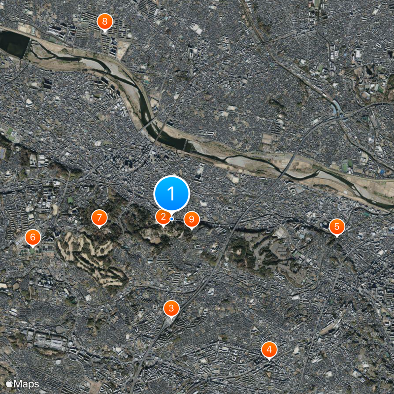 Fujiko·F·Fujio Museum Map