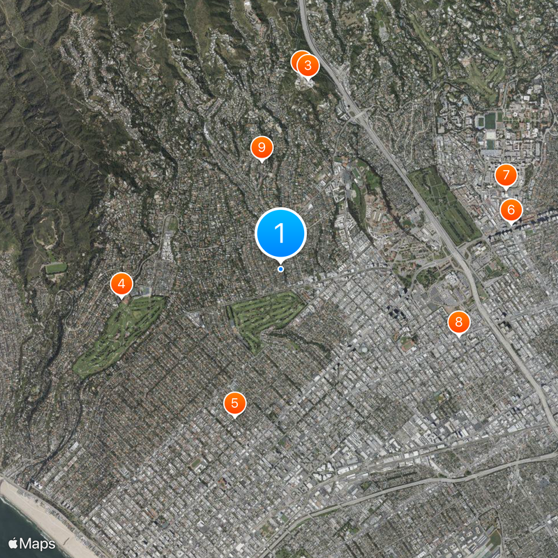 12305 Fifth Helena Drive Mapa