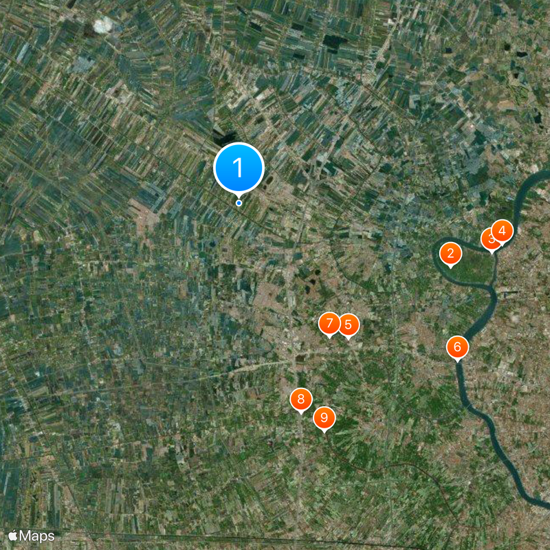 Praboromarajchanok Institute of Heath Workforce Development Map