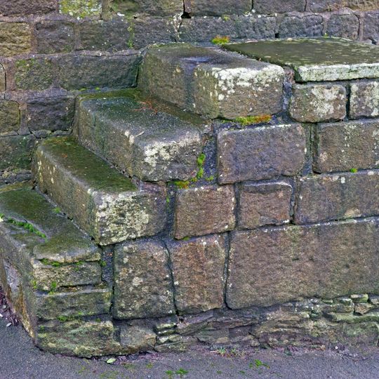 Mounting Steps Adjoining Boundary Wall To South West Of St Mary's Vicarage