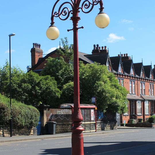 Gas Lamp Outside Hyde Park Cinema