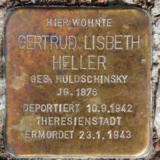 Stolperstein dedicated to Gertrud Lisbeth Heller