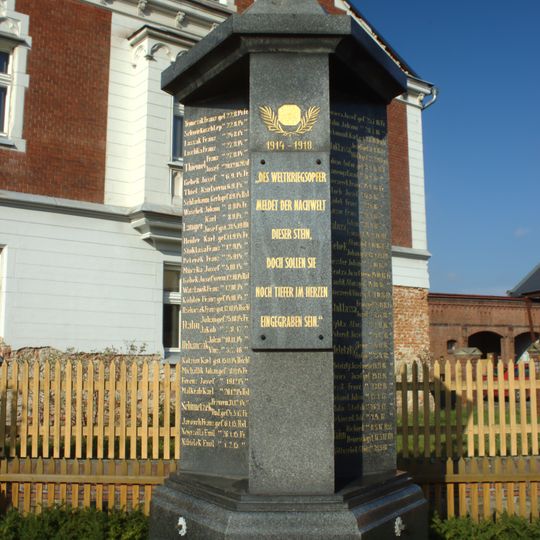 World War I memorial in Kravaře
