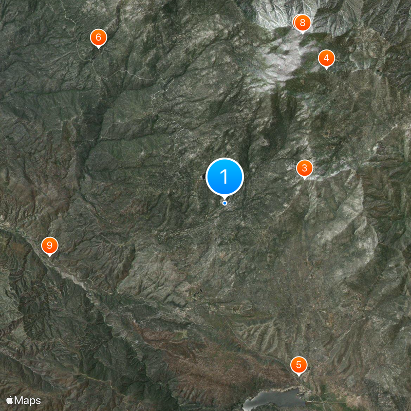 Idyllwild-Pine Cove Map