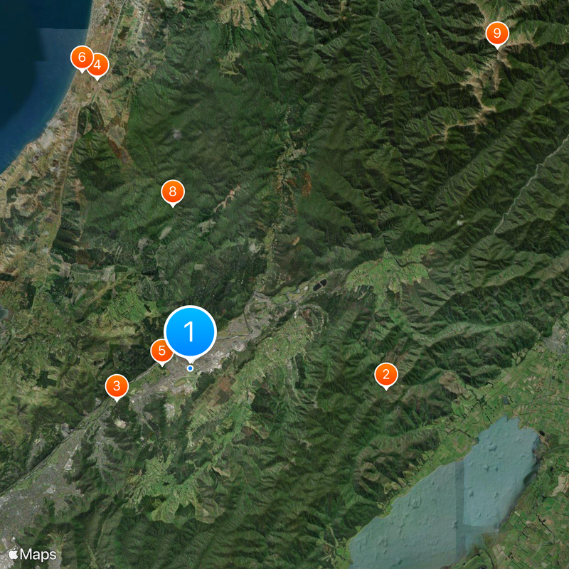 Upper Hutt Map