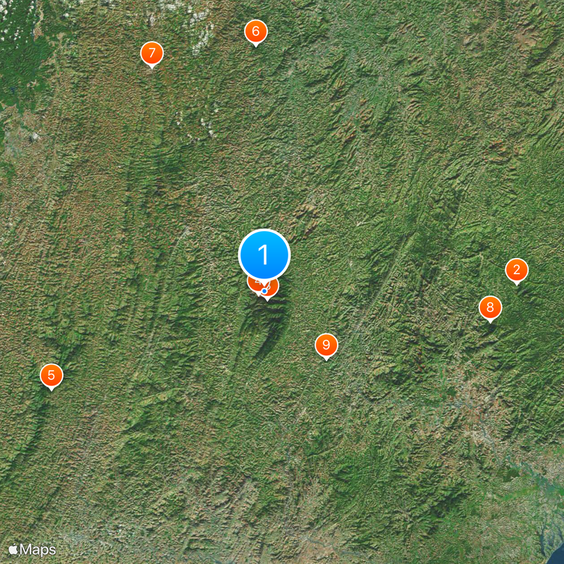 Pico da Bandeira Map