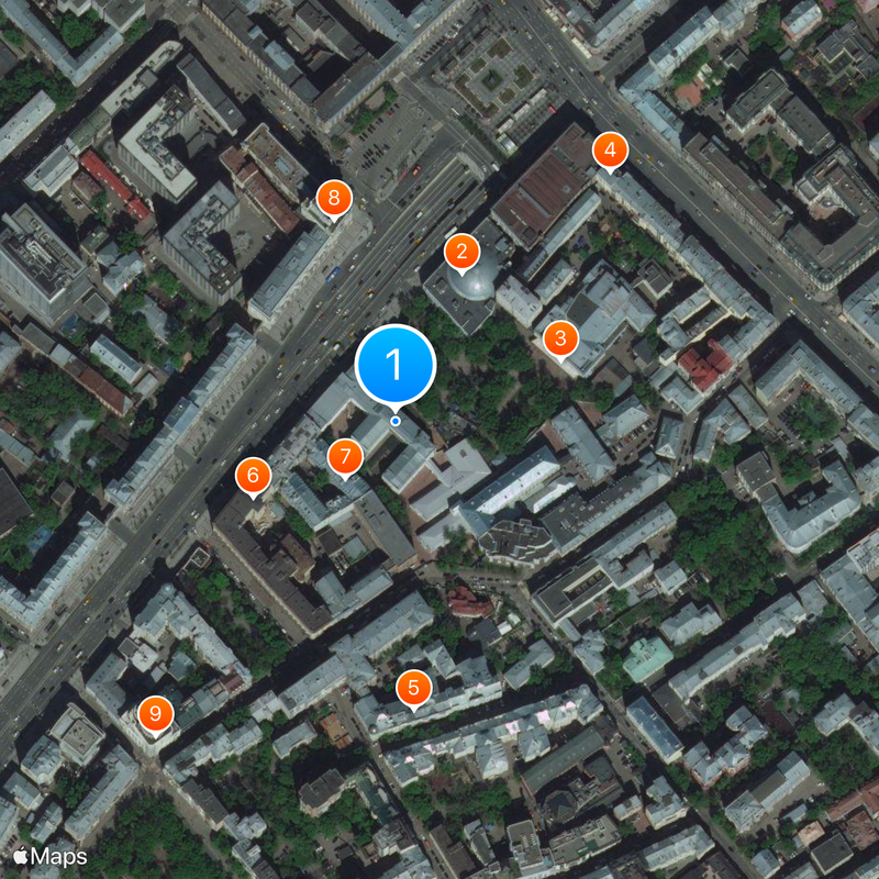 Military University of the Ministry of Defense of the Russian Federation Map