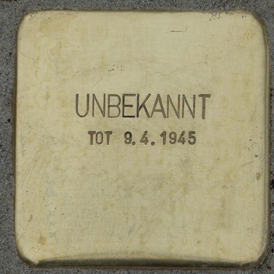 Stolperstein für Unbekannt