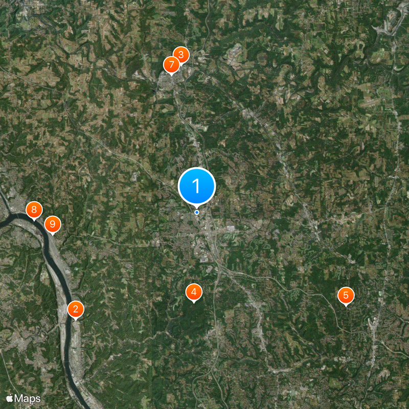 Municipio de Cranberry Mapa