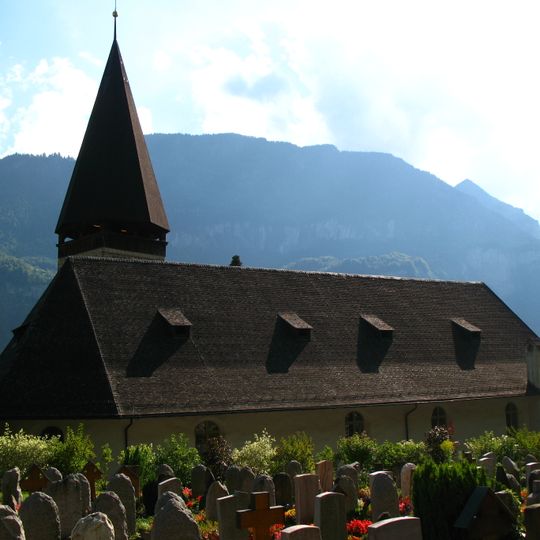 Église réformée avec bâtiments annexes