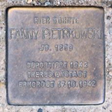 Stolperstein dedicated to Fanny Pietrkowski