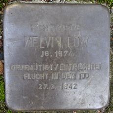 Stolperstein dedicated to Melvin Löw