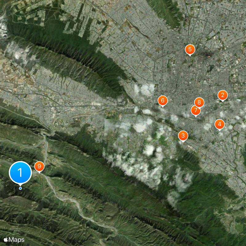 Santa Catarina Municipality Map