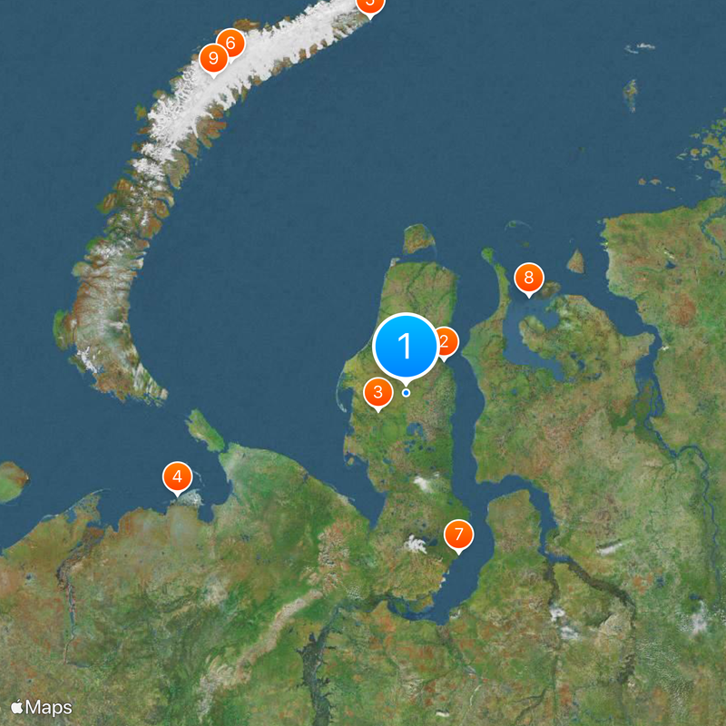 Península de Yamal Mapa