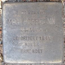Stolperstein dedicated to Max Hoffmann
