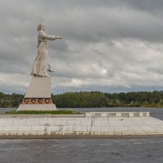 Mother Volga monument in Rybinsk