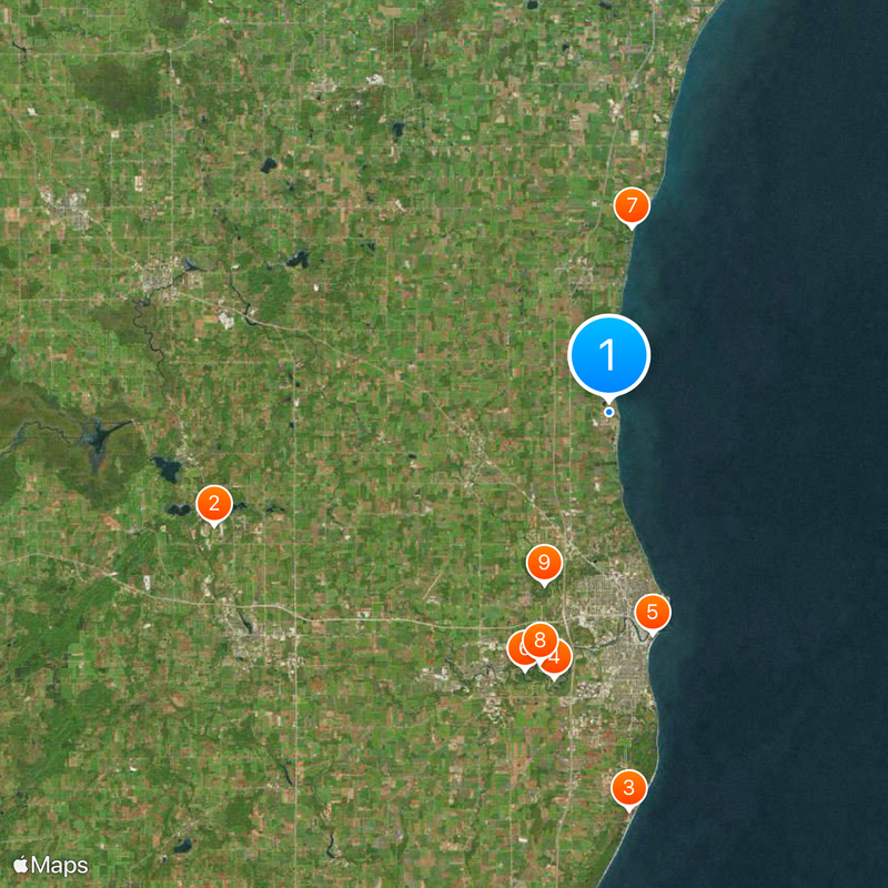 Whistling Straits Map