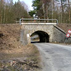 Most trati Plzeň - Žatec přes komunikaci u Kamenice u Horní Břízy