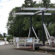 Wrenbury wooden lifting bridge