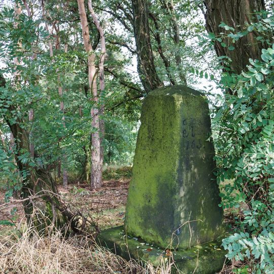 Sächsisch-Preußischer Grenzstein: Pilar Nr. 163