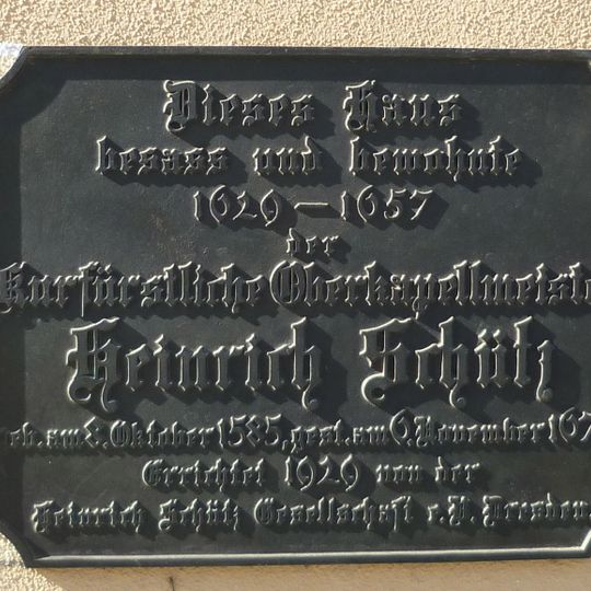 Gedenktafel Heinrich Schütz