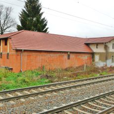 Empfangsgebäude des Bahnhofs Sörnewitzer Straße 70