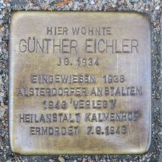 Stolperstein en memoria de Günther Eichler