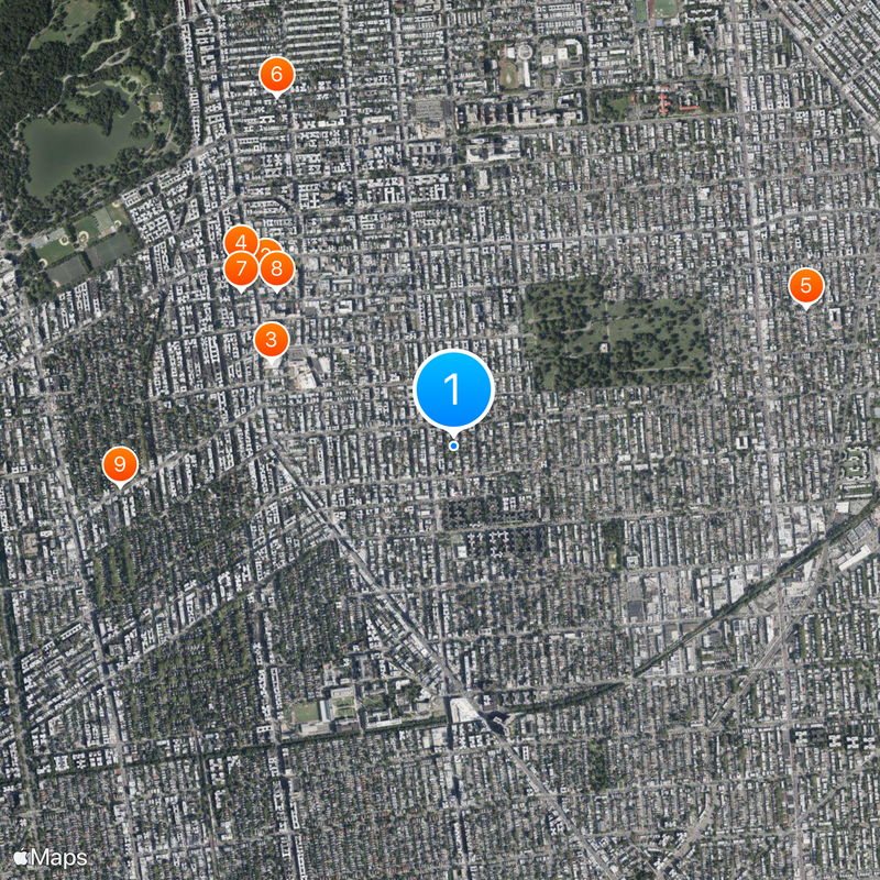 9e circonscription électorale de l'État de New York Carte