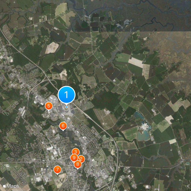 Dover Motor Speedway Map