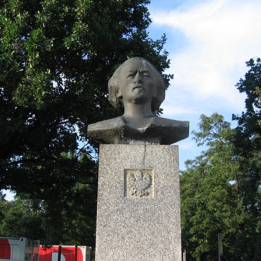 Bust of Paderewski in Warsaw