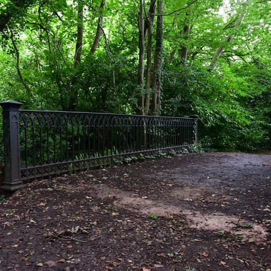 Railing Of Bridge Over River Clyst 450 Metres South-South-West Of Court Lodge On The Former Drive To Bishops Court