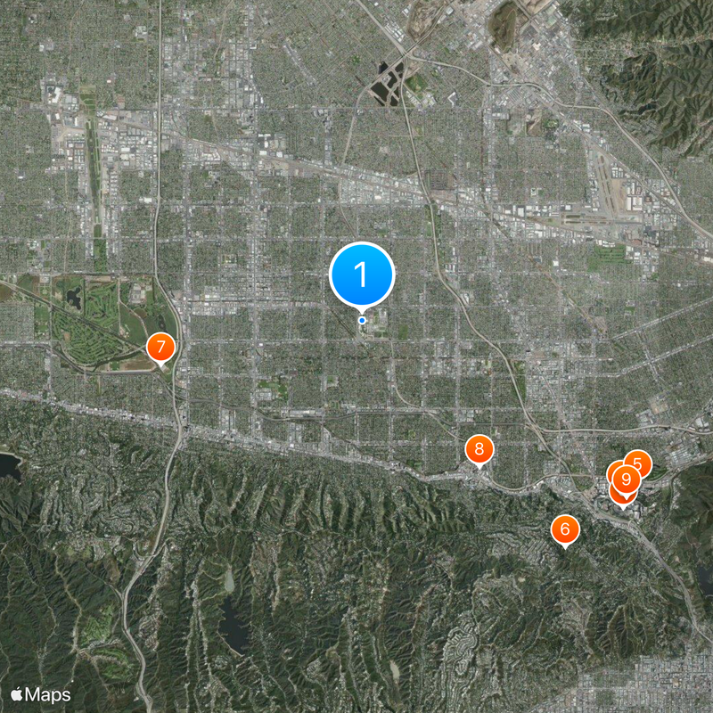 Los Angeles Valley College Map