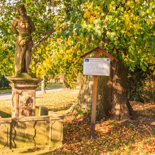 Statue of the Flagellation of Christ in Oldřichovice, Ústí nad Orlicí
