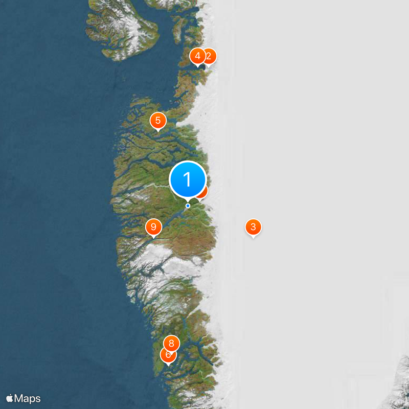 Kangerlussuaq Map