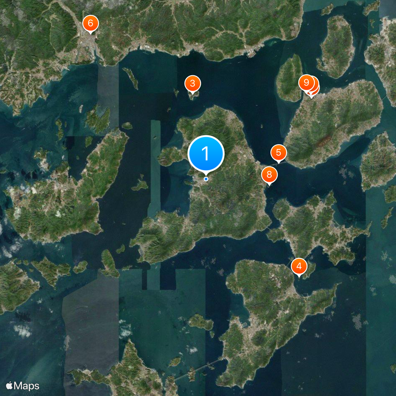 Ōyamazumi Shrine Mapa