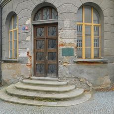 Pamětní deska učitelům z Táborska v Štáflově ulici v Havlíčkově Brodě