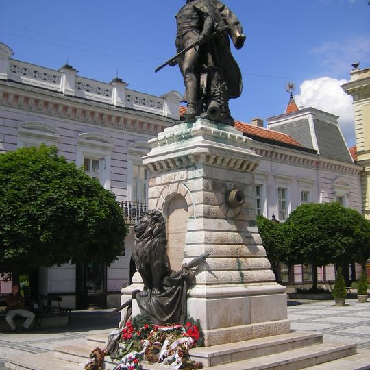 1849-veliteľ komár. pevn. , socha